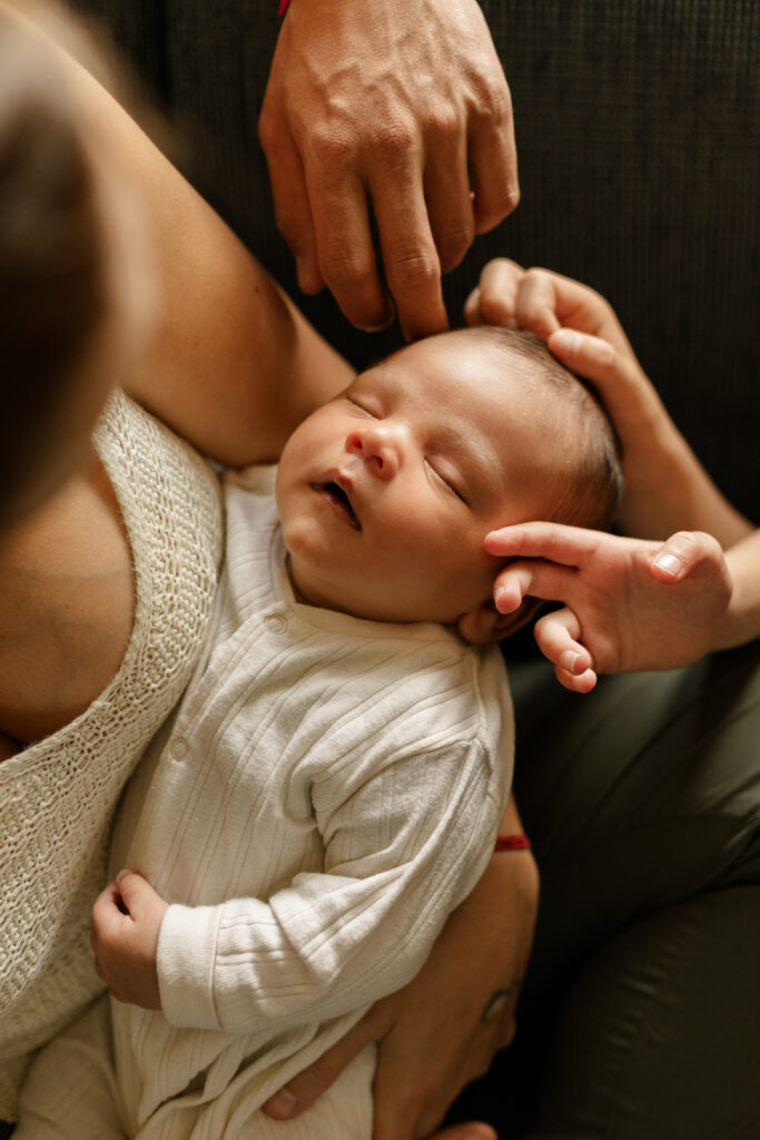 Séance photo à domicile à Nancy pour la naissance de mon bébé par Clementine Miano